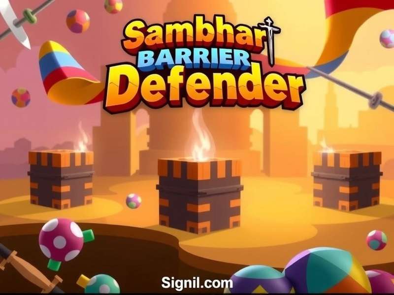Sambhar Barrier Defender Multiplayer Desi Tower Defense Gameplay